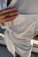 Sheila - Women's Beach Scarf made of exceptionally soft and light cotton 'Ibiza'