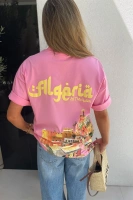 Sheila Select - Damski T-shirt różowy 'Algeria Pink'