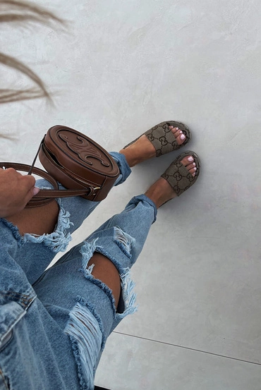 Sheila Select - Women's blue ripped jeans 'James'