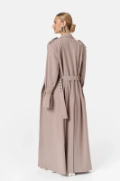 Sheila - Women's Beige Trench Coat in the Modern 'Avenue' Style